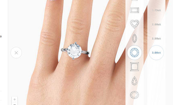 Interactive Diamond Size Guide