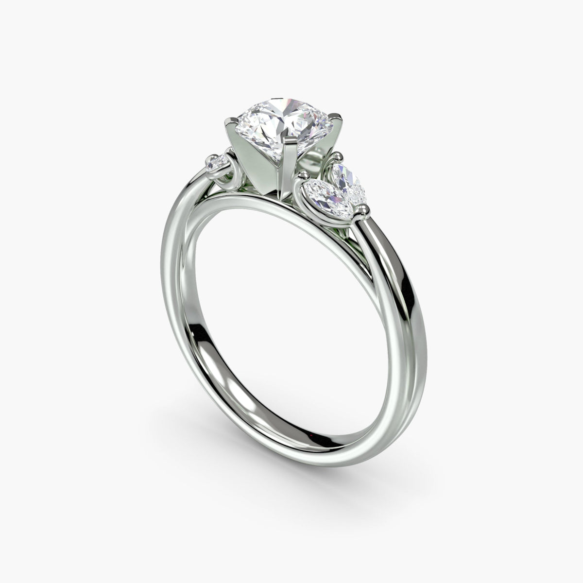 Engagement Rings Diamond Set Band