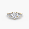 Three-Stone with Pavé Band