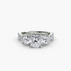 Three-Stone with Pavé Band 2