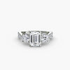 Three-Stone with Pavé Band 2