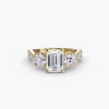 Three-Stone with Pavé Band 2