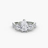 Three-Stone with Pavé Band 2