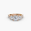 Three-Stone with Pavé Band 2