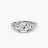 Three-Stone with Pavé Band 3