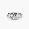 The Floral Accent Solitaire