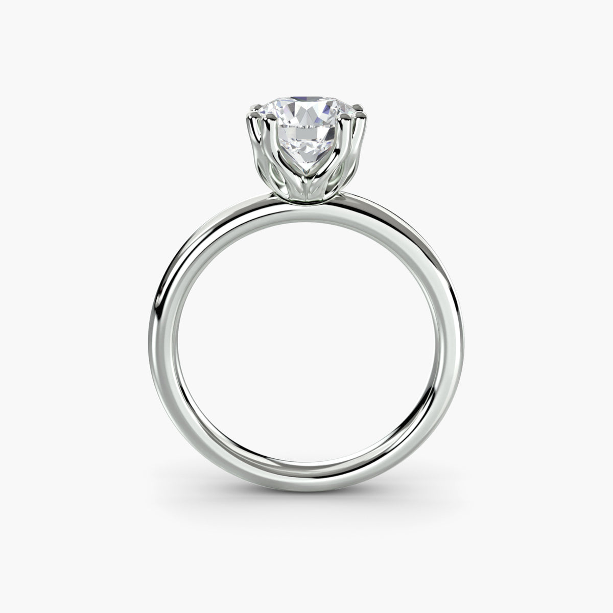 Solitaire ring 5 18K