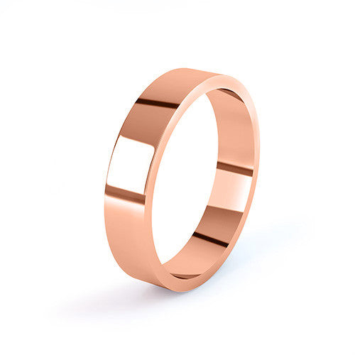 Flat Profile Wedding Ring