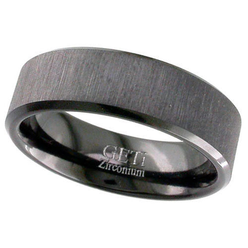 4026CHB-LIN - BLACK ZERCONIUM RING