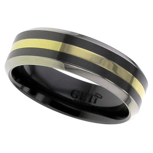 4018CHRBI-1.5MM18Y - BLACK ZIRCONIUM RING