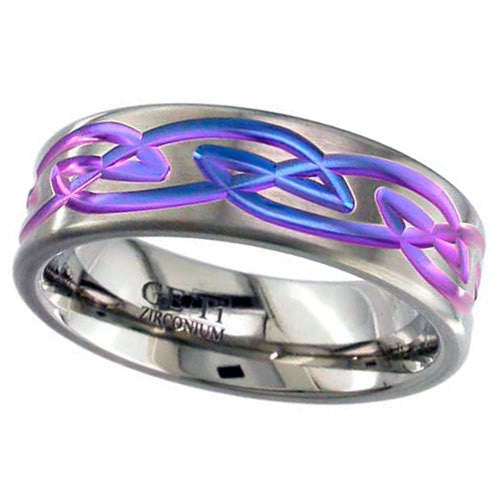 4059-ANO - Anodised Zirconium Ring