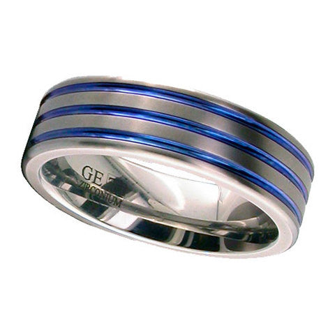4003-ANO - Anodised Zirconium Ring