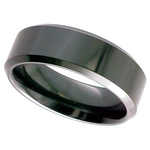 4026CHB - BLACK ZIRCONIUM RING