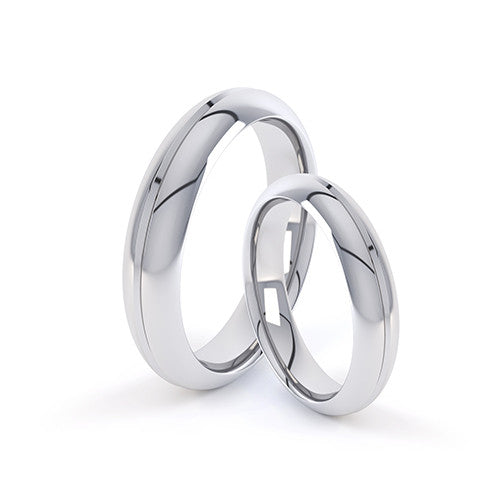 Grooved Profile Wedding Ring